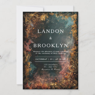 Convite para Casamento de Florestas Místicas