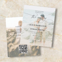 Convite para Casamento de Fotos de Script de Orçam