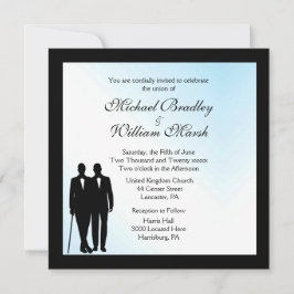 Convite para casamento de Gay de Dia Adorável