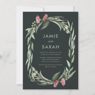 Convite para Casamento de Goma Nativa Australiana