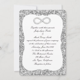 Convite Para Casamento De Infinidade De Diamante D