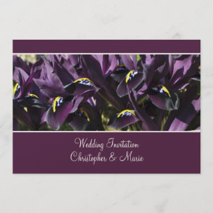 Convite para Casamento de Iris Rupple Velvety