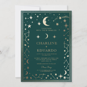 Convite para Casamento de Ivy Dourado Medieval do 