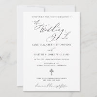 Convite para Casamento de Jane Christian com RSVP