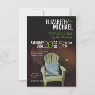 Convite para Casamento de Jardim