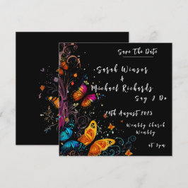 Convite Para Casamento De Jardim De Borboleta Whim