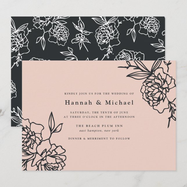 Convite para Casamento de Jardim Secreto | Lâmpada (Frente/Verso)