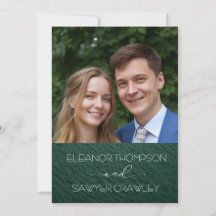 Convite para Casamento de Jardim Verde Esbusto