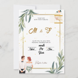 Convite para Casamento de Jardins Encantados | Whi