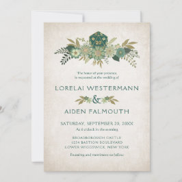 Convite para Casamento de Jogadores de Dice RPG