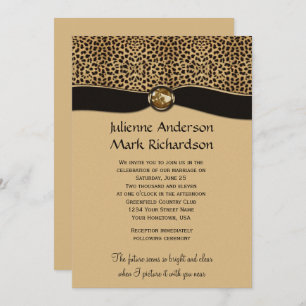 Convite para Casamento de Joias de FAUX FAUX