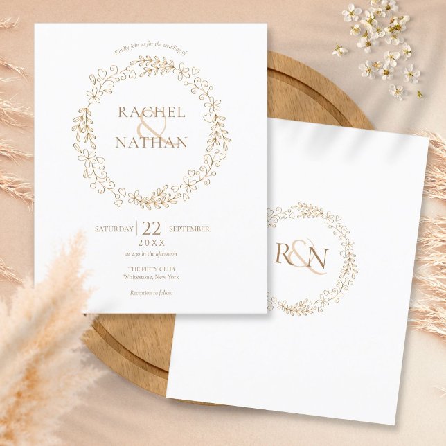 Convite para Casamento de Laurel Garland (Criador carregado)