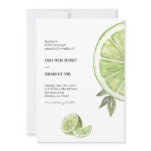 Convite para Casamento de Limões Italianos