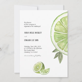 Convite para Casamento de Limões Italianos