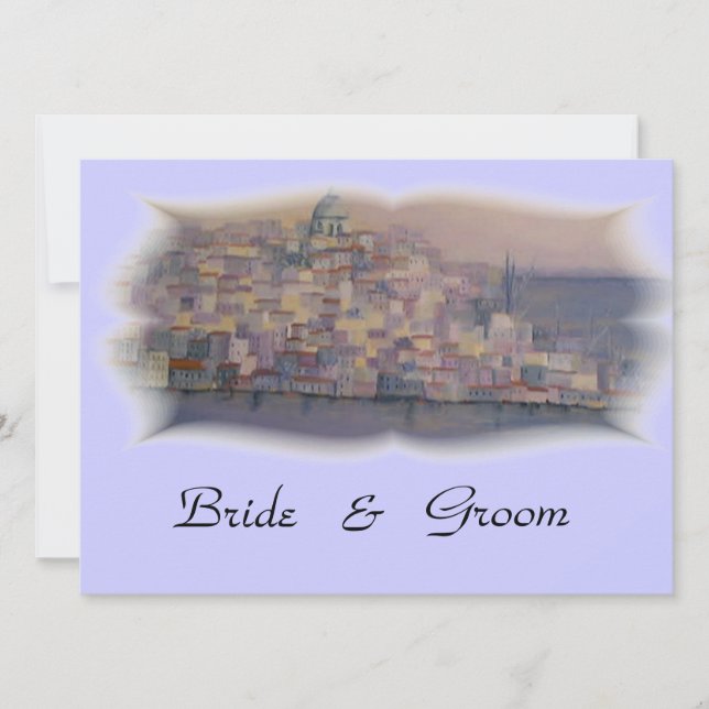 Convite para casamento de Lisboa (Frente)