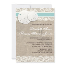 Convite para Casamento de Locais de Burlap, Rustic