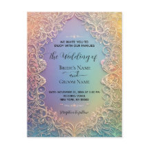 Convite para Casamento de Locais Delicados