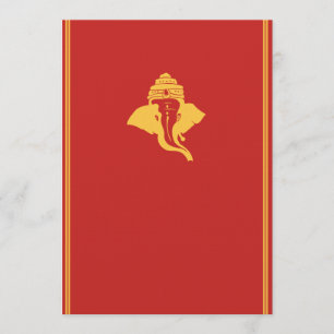 Convite para Casamento de Lord Ganesh