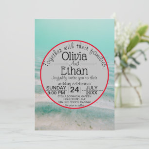 Convite para casamento de marinhos de estrelas do