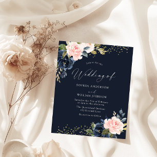 Convite para Casamento de Marinhos Profundos e Orç