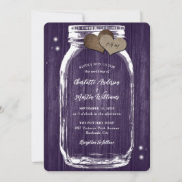 Convite para Casamento de Mason Jar, Barão Roxo