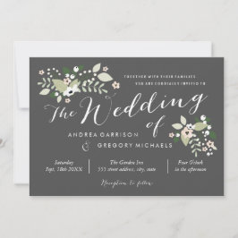 Convite para Casamento de Meadow Blooms