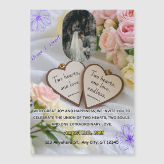 Convite para Casamento de Mola Watercolor