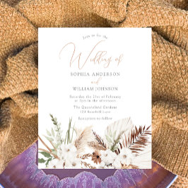 Convite para Casamento de Orçamento de Flores Bran