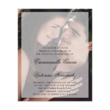 Convite para Casamento de Orçamento de Fotografia 