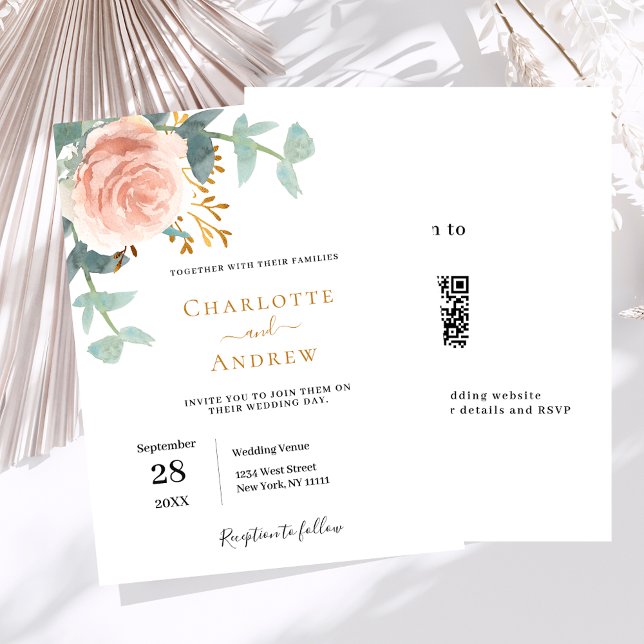 convite para casamento de orçamento RSVP de RSVP d (Criador carregado)