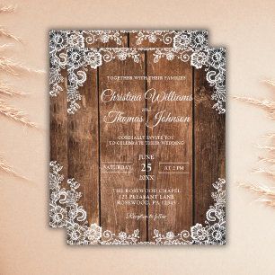 Convite para Casamento de País de Orçamento