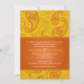 Convite para Casamento de Paisley Dreams