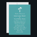 Convite para Casamento de Palm Trees<br><div class="desc">Uma design contemporânea com um toque de sabor tropical, esta coleção de Palm Trees faz um elogio elegante para sua celebração à beira-mar. Componentes correspondentes disponíveis em berryberrysweet.com</div>
