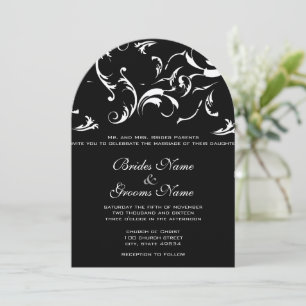 Convite para casamento de pântanos