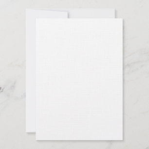 Convite para Casamento de Papel Linen de 7" x 5"