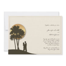 Convite para Casamento de Paraíso Insular