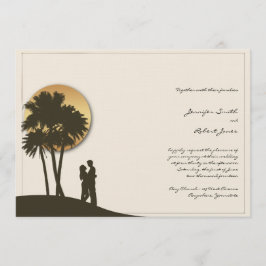 Convite para Casamento de Paraíso Insular