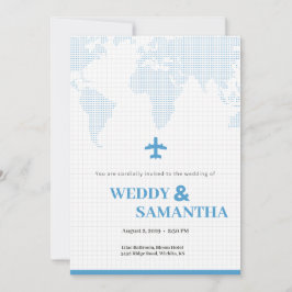 Convite para Casamento de Passagem de Embarque