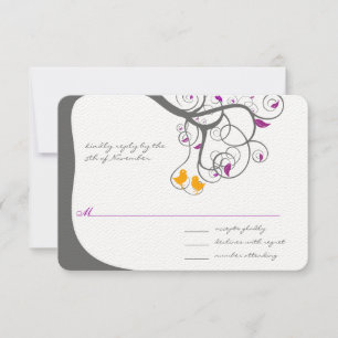 Convite Para Casamento De Pássaros Com Amor Por Ár