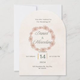 Convite para Casamento de Pastel Suave