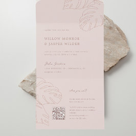 Convite para casamento de Pensacola com RSVP Códig