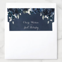Convite para Casamento de Peony marinho