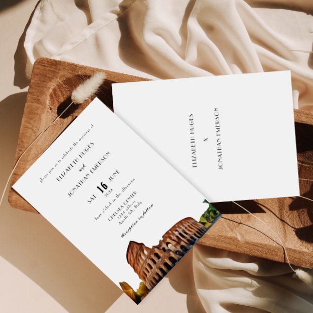 Convite para Casamento de Pintura de Roma (Criador carregado)