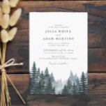 Convite para Casamento de Pinus de inverno<br><div class="desc">Convite para Casamento de Pinus de inverno</div>
