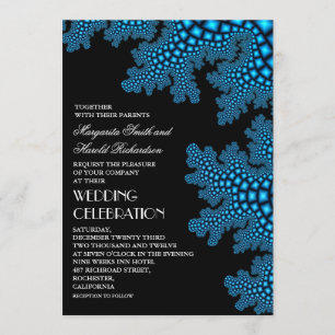 Convite para Casamento de Praia Sea Coral Modern