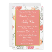 Convite para Casamento de primavera Blossom