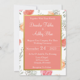 Convite para Casamento de primavera Blossom