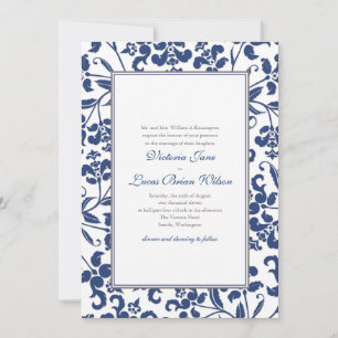 Convite para Casamento de Quadros Barrocos