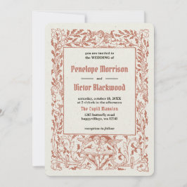 Convite para Casamento de Quadros de Ângulos de Vi