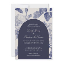 Convite para Casamento de Rosa de Aquarela Elegant